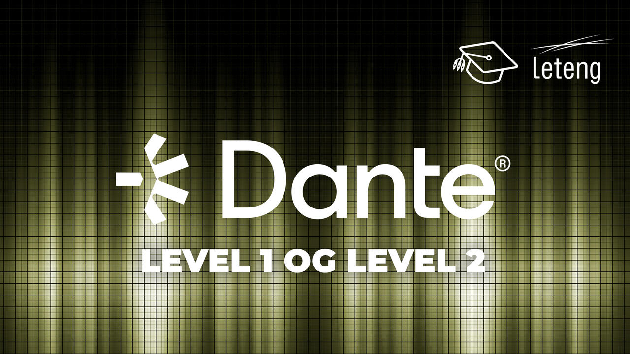 Bli dante sertifisert